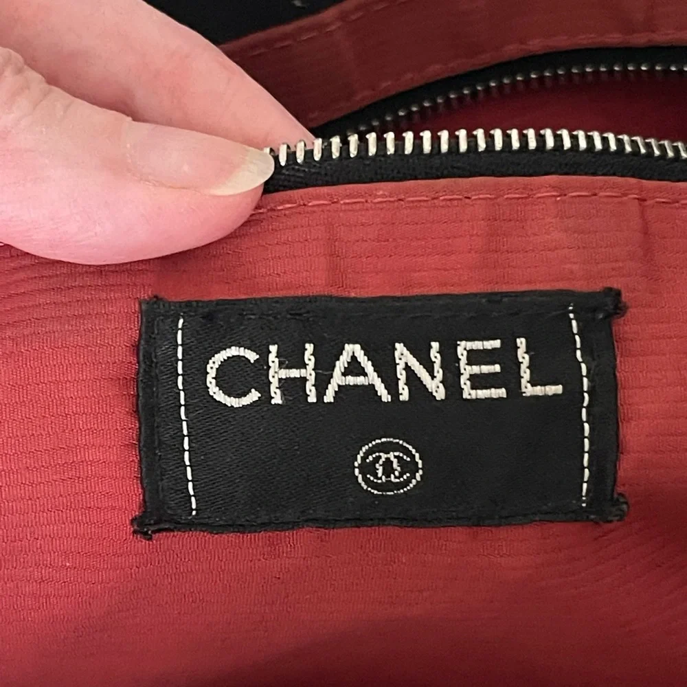 CHANEL Black Travel Nylon Tote Bag with COA - Picture 7 of 14